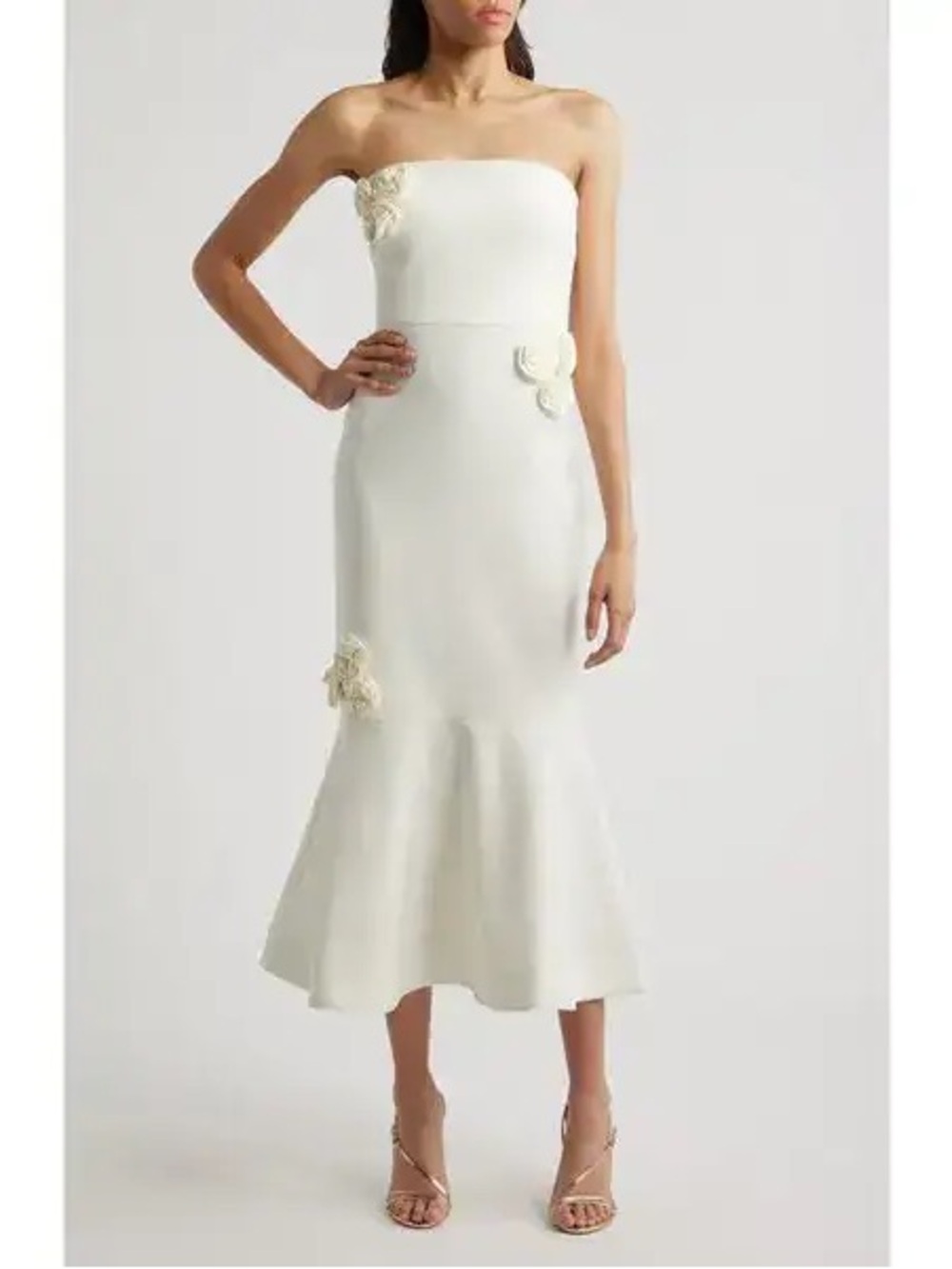 LIKELY Ilene Strapless Mermaid Cocktail Dress